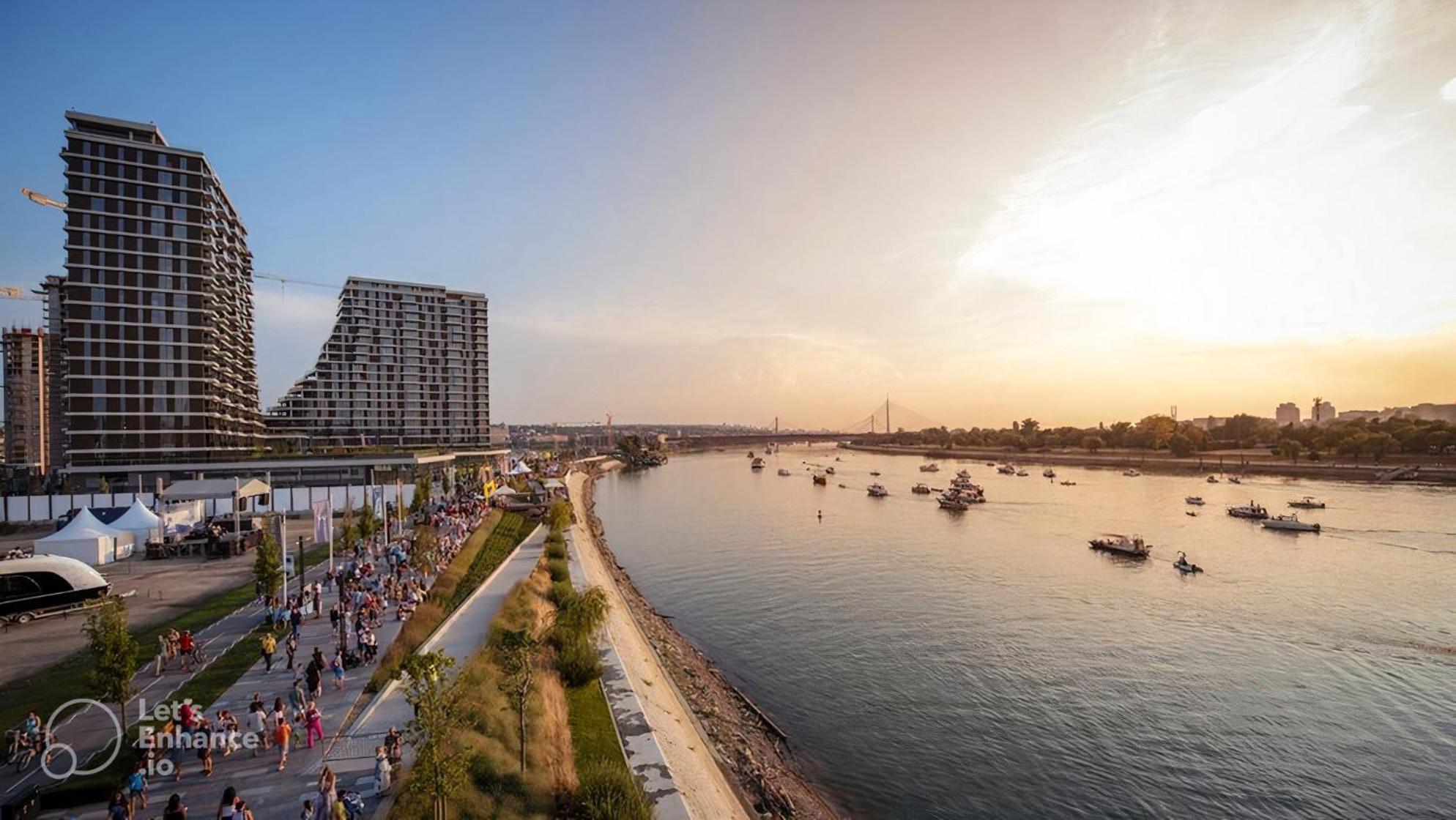 Beldorado Apartments - Belgrade Waterfront Luxury Emerald Apartment 60M2 Exteriör bild